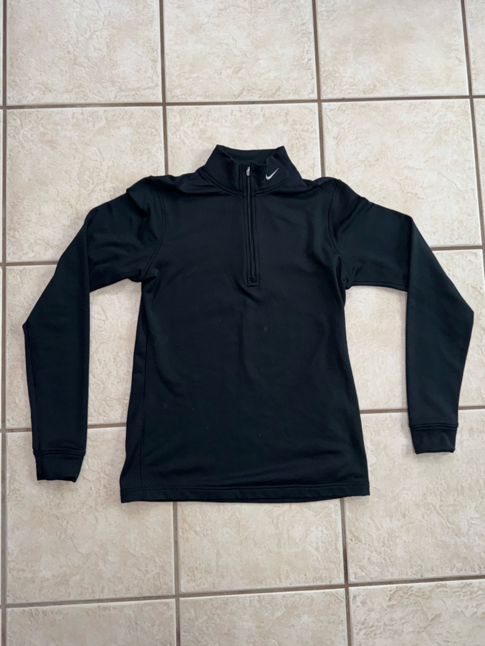 Nike Black Half-Zip Athletic Pullover